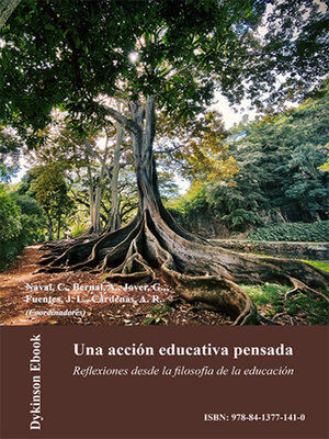 cover image of Una acción educativa pensada. Reflexiones desde la filosofía de la educación